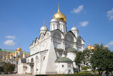 The Cathedral Of The Archangel On Cathedral Square In Moscow