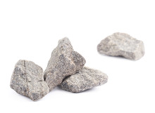 Multiple Granite Stones In Front Of Single Stone
