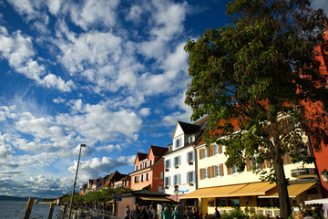 Canvas Print - Uferpromenade - Meersburg - Bodensee