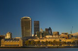 Fototapeta Miasto - City of London Skyline at sunset