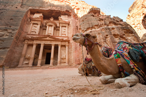 Fototapeta na szkło Petra w Jordanii
