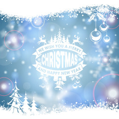 Wall Mural - Christmas Frame