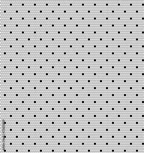 Cuadros en Lienzo white lace dotted pattern: vector seamless background