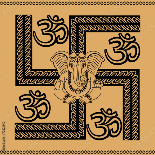 Board z aluminiowym obramowaniem Ganesha