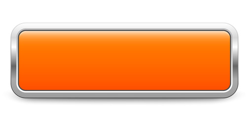 Wall Mural - orange metallic button template