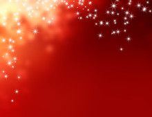 Shiny Red Christmas Background