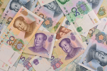 chinese  banknotes , chinese money , chinese dollars for backgro