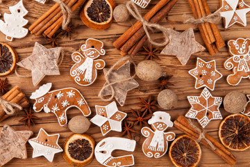 Christmas gingerbread cookies