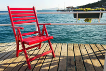 Red Beach Chair