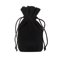 Black Pouch On A White Background