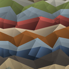 Wall Mural - abstract colored geometric pattern