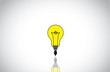 yellow colorful light bulb idea fountain pen nib writer