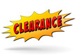 clearance yellow star icon