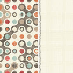 Aufkleber - invitation card with abstract pattern on texture background