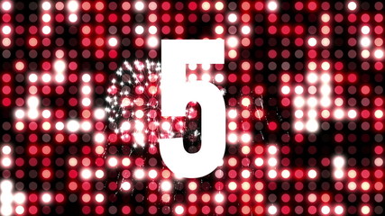 Aufkleber - Countdown from ten to one for the new years