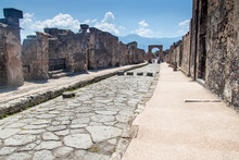 Ruins Of Ancient City Pompeii
