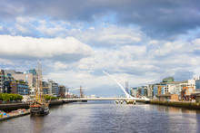 Liffey River In Dublin