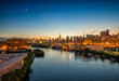 © jovannig - Stunning panoramic sunset view of Manhattan from Queens