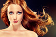 © Sofia Zhuravetc - Beautiful model with long curly red hair