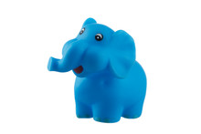 Blue Elephant Isolated On White