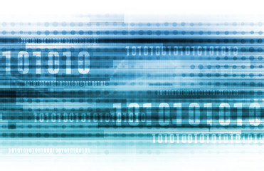 binary data background