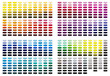 Color reference illustration. Shades from 100 to cool gray 11.