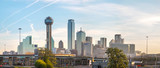 Fototapeta  - Panoramic overview of downtown Dallas