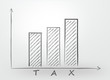 tax, taxes, grow, chart