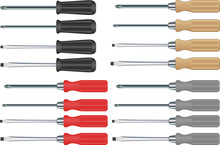 Set Of Isolated Screwdrivers