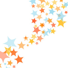 Fototapete - Abstract colorful stars background