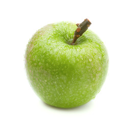 Wall Mural - Ripe green apple.