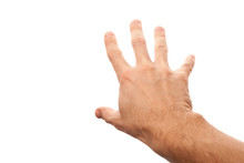 Right Male Hand Trying To Grab Something