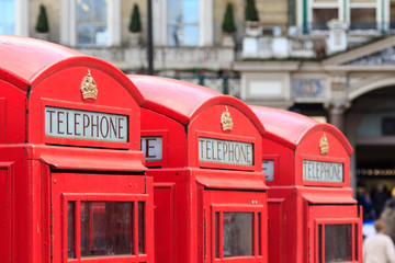 London telephone booths