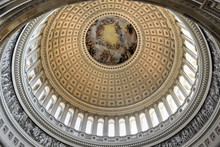 Dome Inside Of US Capitol, Washington DC