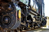 Fototapeta Mapy - Old steam train