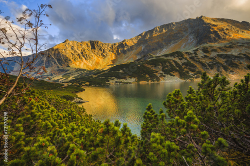 Naklejka - mata magnetyczna na lodówkę Five Ponds Valley - Tatra Mountains, Poland