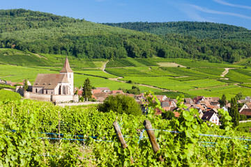 Poster - Hunawihr, Alsace, France