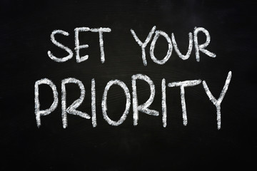 Set Your Priority