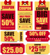 Sale tags and coupons
