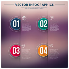 Wall Mural - vector abstract infographic design