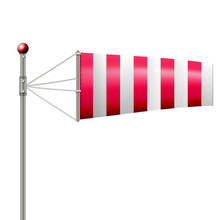 Illustration Of Red Windsock