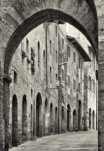 Naklejka dekoracyjna san gimignano