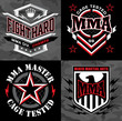 MMA mixed martial arts crest emblem graphics