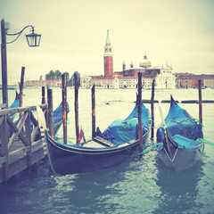 Wall Mural - Gondolas in Venice