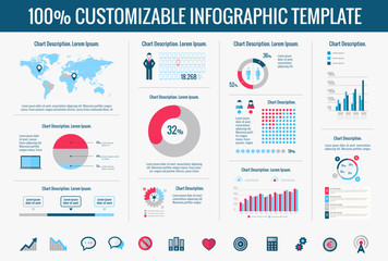 Sticker - Technology Infographic Elements