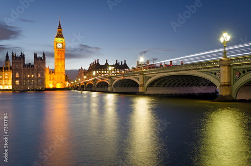 Plakat na papierze fotorealistycznym Londyn, Westminster