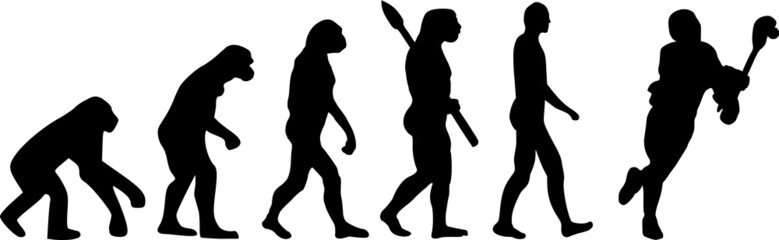 Wall Mural - Lacrosse Evolution