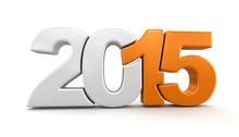 New Year 2015 (clipping Path Included)