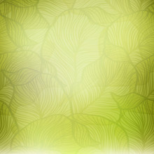 Abstract Green Vintage Background