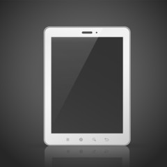 Wall Mural - business tablet with power button